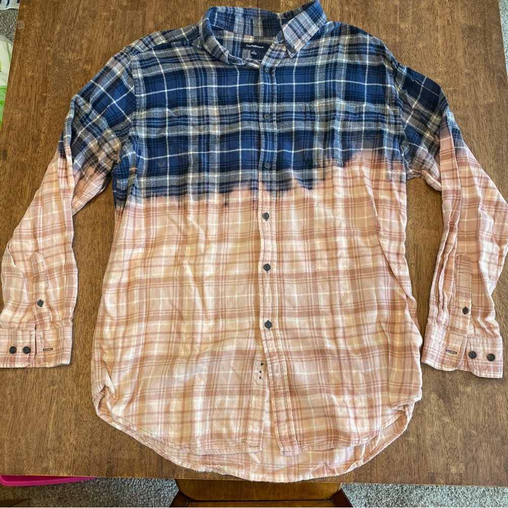 Croft and Borrow Bleach Dyed Flannel